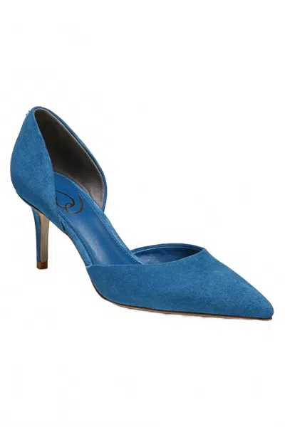 Sam Edelman Women's Viv Pointed Toe Pump Sandals In Sapphire In Blue