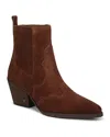 Sam Edelman Women's West Suede Booties In Brown