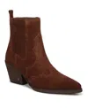 Sam Edelman Women's West Western Booties In Brown
