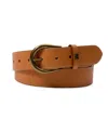 Sam Edelman Embroidered Western Belt In Saddle Tan