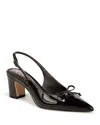 Sam Edelman Willette Slingback Pointed Cap Toe Pump In Black