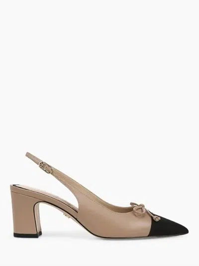 Sam Edelman Women's Willette Pump Heels In Tan/black Leather In Multi