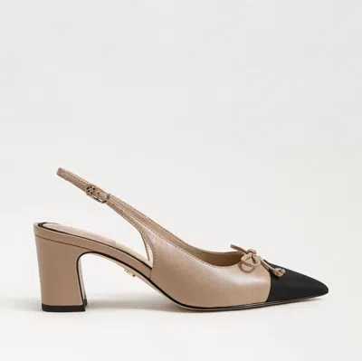 Sam Edelman Women's Willette Slingback Block Heel In Beige