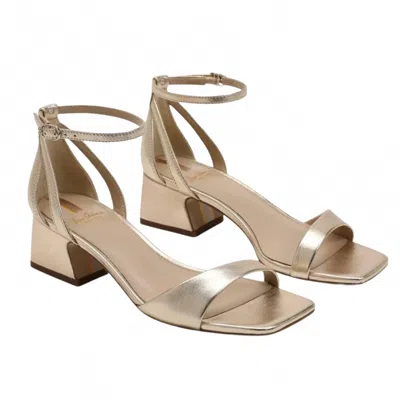 Sam Edelman Women's Wilson Heels In Gold Leaf In Burgundy