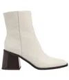 Sam Edelman Winnie Bootie Modern Ivory Leather In White