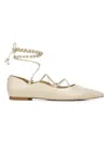 Shop Sam Edelman Women's Winslet Pointed Toe Flats In Ivory