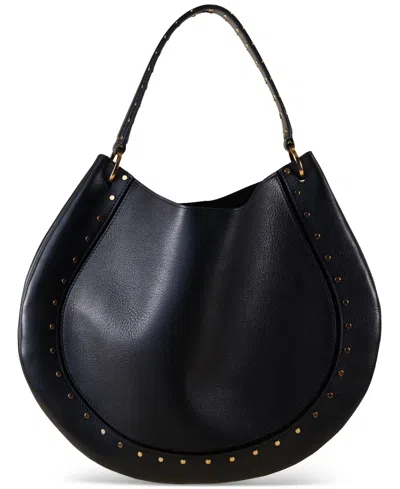 Sam Edelman Women's Wyatt Convertible Leather Large Hobo Bag In Black