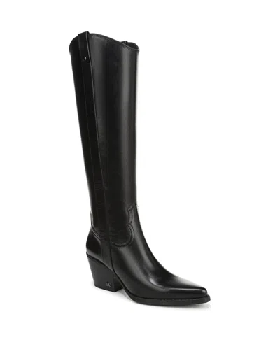 Sam Edelman Women's Wyatt Slip On Riding Boot In Black