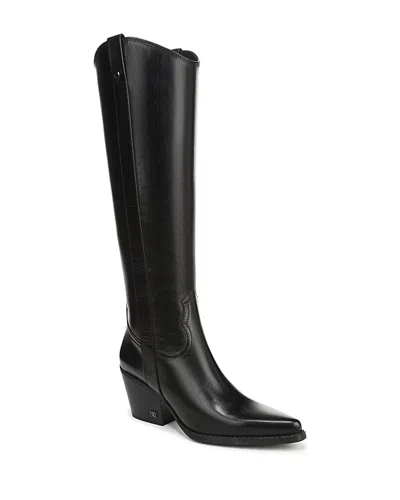 SAM EDELMAN WOMEN'S WYATT SUEDE WESTERN BOOTS