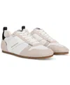 Sam Edelman Zaria Low Top Sneaker In White Multi Suede Leather