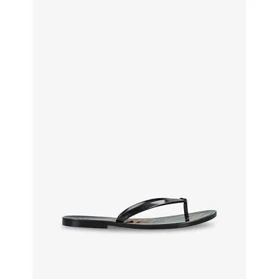 Sam Edelman Womens Dean Jelly Flip Flops Black Eur 36 / 3 Uk