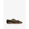 Sam Edelman Arya Ballet Flat In Brown