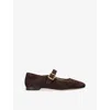 Sam Edelman Michaela Mary Jane Flat In Brown