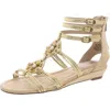 Sam Edelman Womens Embellished Faux Leather Gladiator Sandals In Multi