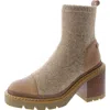 Sam Edelman Womens Faux Leather Cushioned Footbed Ankle Boots In Multi