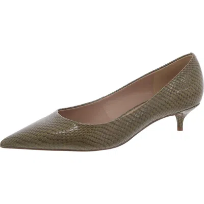 Sam Edelman Womens Faux Leather Slip-on Kitten Heels In Multi