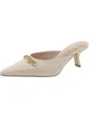 Sam Edelman Brynne Kitten Heel Mule Alpine Ivory Leather In Multi