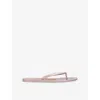 Sam Edelman Womens Dean Jelly Flip Flops Pale Pink Eur 39.5 / 6.5 Uk