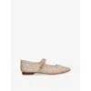 SAM EDELMAN WOMENS PALE PINK MICHAELA MESH BALLET FLATS EUR 35.5/2.5 UK