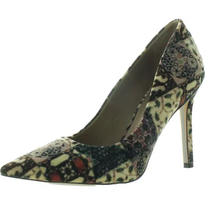 Sam Edelman Womens Patent Slip On Evening Heels In Green