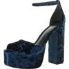 Sam Edelman Kori Platform Heel Como In Blue