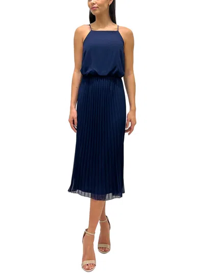 Sam Edelman Womens Polyester Cocktail And Party Dress In Blue