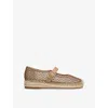 Sam Edelman Mackiemesh Mary Jane Platform Espadrille In Tan
