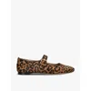 Sam Edelman Michaela Mary Jane Flat Granada Tan Leather In Tan Comb