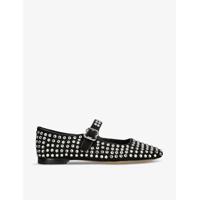 Sam Edelman Womens  Michaela Rhinestone-embellished Ballet Flats
