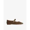 Sam Edelman Michaela Womens Buckle Square Toe Mary Janes In Pale Green