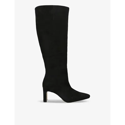 Sam Edelman Womens  Sylvia Knee-high Suede Heeled Boots