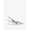 Sam Edelman Bianka Sling Heels In Silver