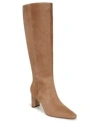 Sam Edelman Womens Sylvia Snip Toe Knee High Dress Boots Regular Wide Extra Wide Calf In Brown