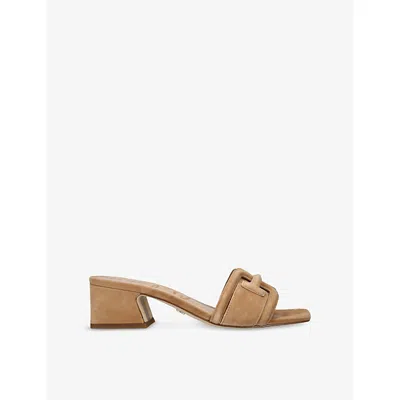 Sam Edelman Womens  Waylon Suede Heeled Mules