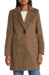 Sam Edelman Wool Blend Blazer Coat In Mink
