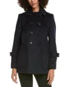 Sam Edelman Wool-blend Peacoat In Blue
