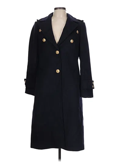 Pre-owned Sam Edelman Wool Coat In Blue