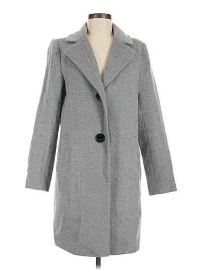 Pre-owned Sam Edelman Wool Coat In Gray