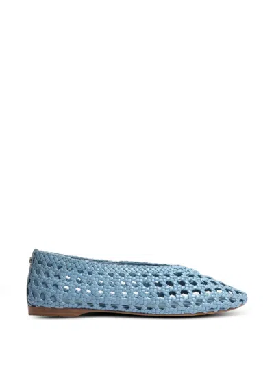Sam Edelman Woven Ballet Flats In Blue