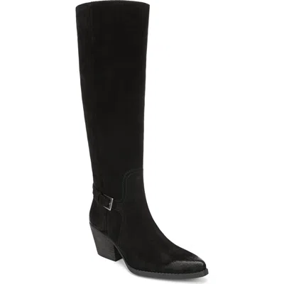 Sam Edelman Wren Buckle Knee High Boot In Black