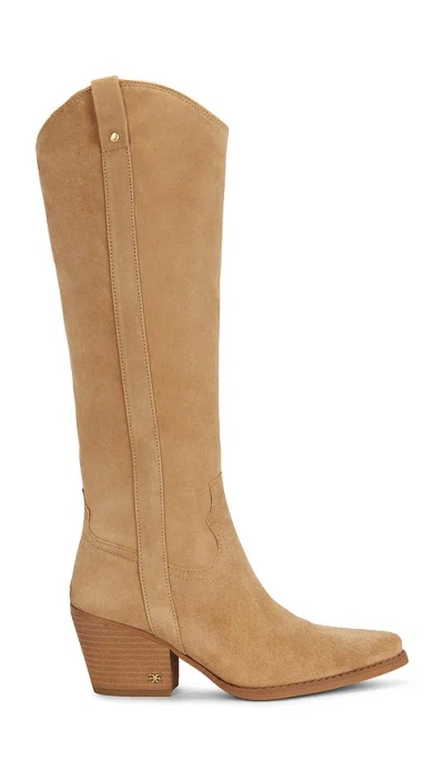 Sam Edelman Wyatt Wide Calf Boot In Brown
