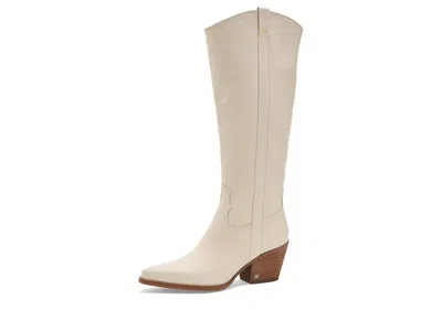 Sam Edelman Wyatt Women's Boots Modern Ivory Wide Calf: 9.5 M In Animal Print