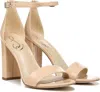 Sam Edelman Yaro Ec0235076 Sandals Women's Beige Ankle Strap Block Heel Zpo1785 In Beige