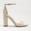 Sam Edelman Yaro Ec0236281 Sandal Women's Us 10 Ivory Leather Ankle Strap Khd878 In White