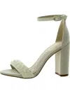 Sam Edelman Yaro Perla Womens Embellished Ankle Strap Heels In Green