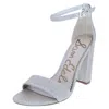 Sam Edelman Yaro Womens Block Heel Evening Sandals In Multi