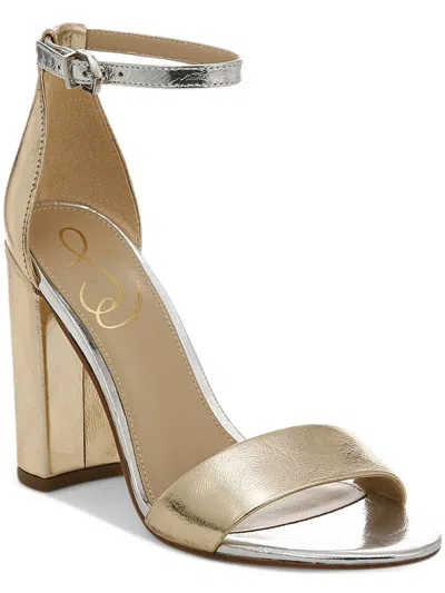 Sam Edelman Yaro Womens Heels In Gold