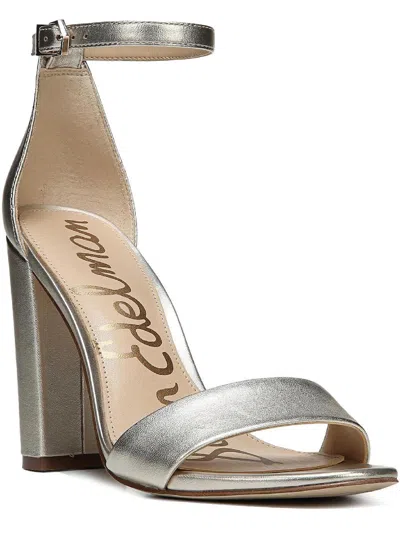 Sam Edelman Yaro Heel In Silver