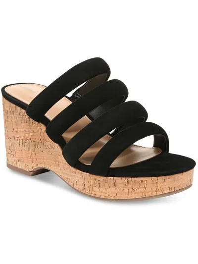 Sam Edelman Yuki Womens C Leather Slide In Black