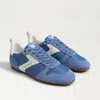 Sam Edelman Zaria Lace Up Sneaker Blue Breeze Suede